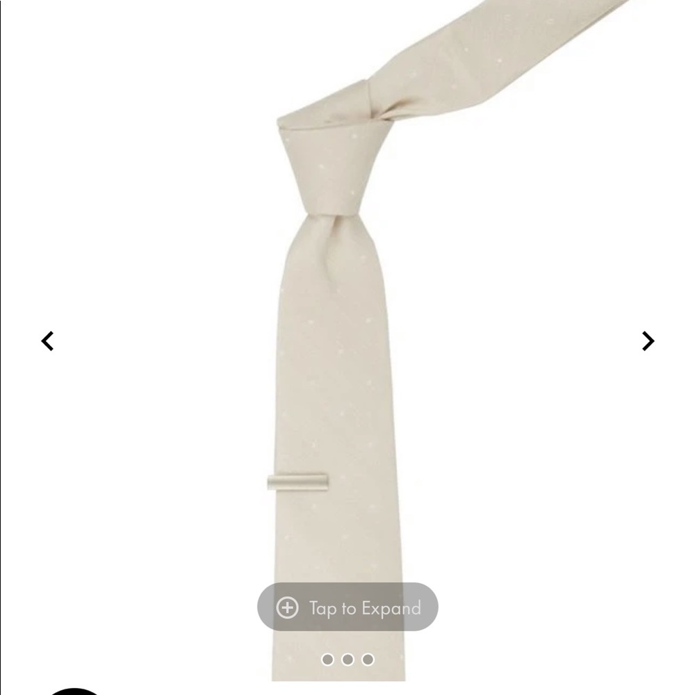 Bulletin Dot Light Champagne Tie
